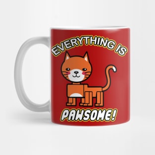 Cute Funny Brick Toy Cat Funny Saying Meme For Cat Lovers Mug